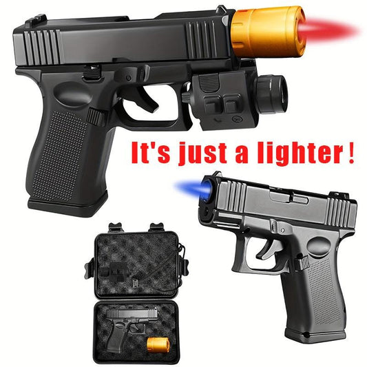 Windproof Butane Lighter Refillable Torch Lighter for Cooking and Daily Use, Father's Day Gift, Outdoor Fun Kitchen Metal Utensils