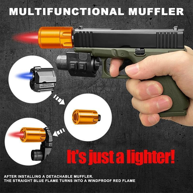 Windproof Butane Lighter Refillable Torch Lighter for Cooking and Daily Use, Father's Day Gift, Outdoor Fun Kitchen Metal Utensils