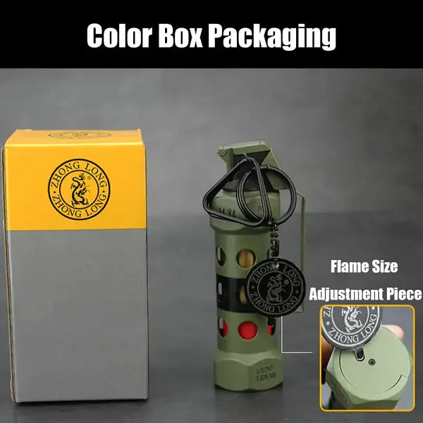 Outdoor Windproof Personalized Lighter (Fuel Not Included)